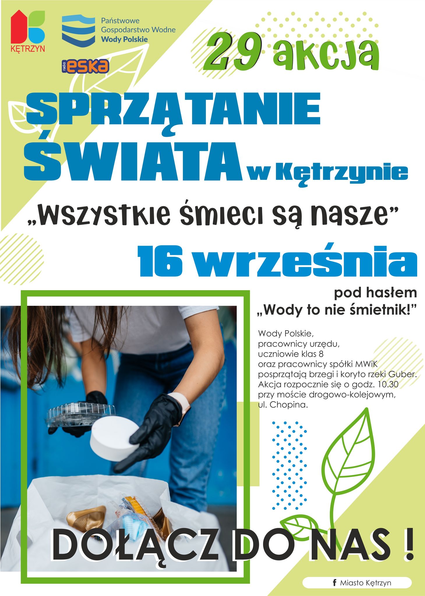 Posprzątają wspólnie rzekę Guber na Mazurach